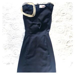 Navy shift dress